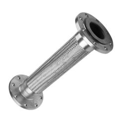 不锈钢法兰金属软管高温高压蒸汽编织防爆波纹管泵阀软连接